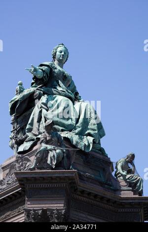 Maria Theresa Monument, Maria Theresa Square, Vienne, Autriche Banque D'Images