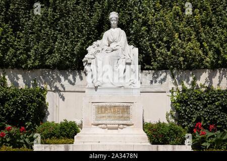Mémorial de l'Impératrice Elisabeth d'Autriche, appelée Sissi, Volksgarten, Vienne, Autriche Banque D'Images