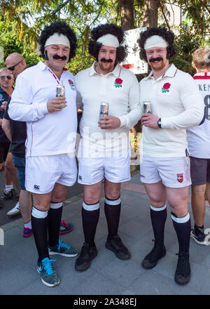 Tokyo, Japon. 05 Oct, 2019. Le Japon Coupe du Monde de Rugby 2019 l'Angleterre contre l'Argentine au Stade de Tokyo. Fans d'avance sur le match. Credit : HKPhotoNews/Alamy Live News Banque D'Images