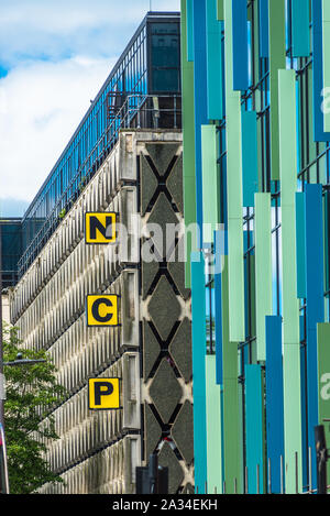 Parking NCP à Bristol, Angleterre, Royaume-Uni. Banque D'Images