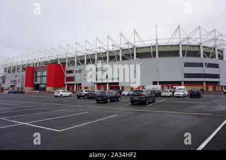 Middlesbrough, Royaume-Uni. 05 Oct, 2019. Vue générale du Stade Riverside au cours de l'International Women's match amical entre l'Angleterre et le Brésil Femmes Femmes au stade Riverside, sur Octobre 05, 2019 à Middlesbrough, Angleterre. Credit : PSP Sport Press Photo. /Alamy Live News Banque D'Images