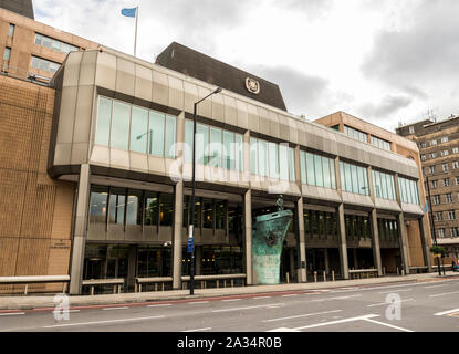 Street View de bâtiment de l'Organisation maritime internationale à Lambeth, Londres, Angleterre Banque D'Images