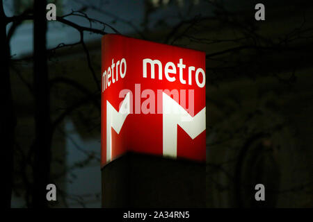 Métro, Lisboa, Portugal. Banque D'Images