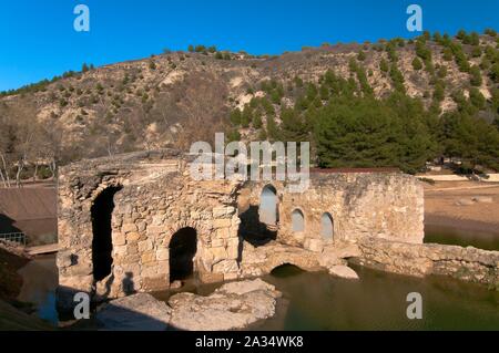 Ancien moulin à eau, l'arabe, Jauja, Cordoba-province, région d'Andalousie, Espagne, Europe. Banque D'Images