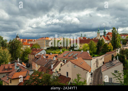 Après-midi d'automne à Hradcany, Prague, République tchèque. Banque D'Images