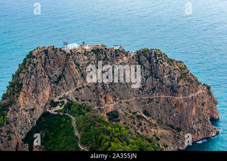 Vue panoramique de Yemma Gouraya parc national dans Bejaia, Algérie Banque D'Images
