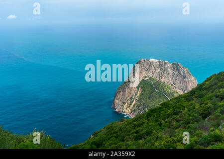 Vue panoramique de Yemma Gouraya parc national dans Bejaia, Algérie Banque D'Images