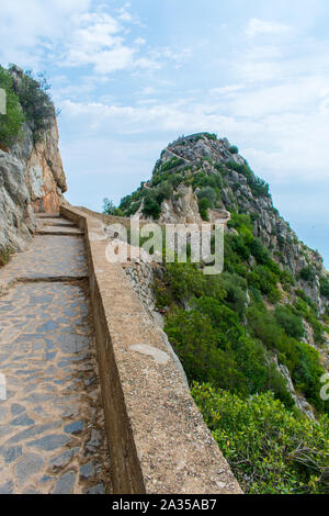 Vue panoramique de Yemma Gouraya parc national dans Bejaia, Algérie Banque D'Images