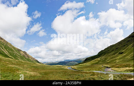 Col Honnister, Lake District, Cumbria, Royaume-Uni. Banque D'Images