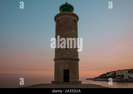 Leuchtturm à Cassis, France Banque D'Images