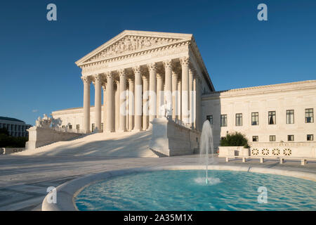 Bâtiment de la Cour suprême des États-Unis, Capitol Hill, Washington DC, USA Banque D'Images