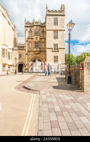 La passerelle de Norman à Bristol dans la bibliothèque du centre-ville de Bristol, Avon, England, UK. Banque D'Images