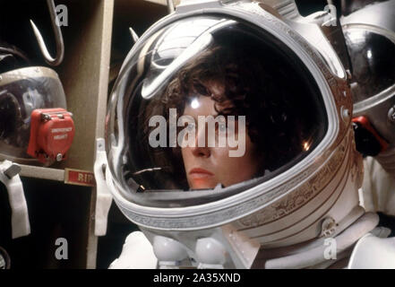 ALIEN 1979 Twentieth Century Fox Film avec Sigourney Weaver Banque D'Images