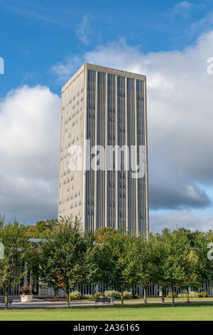 ALBANY,NY/USA - Septembre 29, 2019 État : Quad sur le campus de l'université à Albany. Banque D'Images