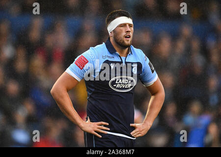 Cardiff, Wales, UK. 5ème Oct 2019. PRO14 Guinness, Cardiff Blues v Edinburgh Rugby : Rory Thornton de Cardiff Blues Crédit : Craig Thomas/News Images Nouvelles Images /Crédit : Alamy Live News Banque D'Images