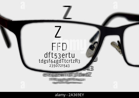 La vue opticien Banque D'Images