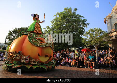 Hong Kong Disneyland parada Banque D'Images