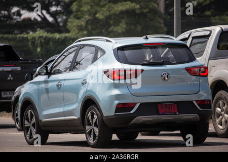 CHIANG MAI, THAÏLANDE - 20 avril 2018 : Chiang Mai, Thaïlande - 1 octobre 2019 : un nouveau SUV Voiture MG ZS EV. Produit à partir de l'automobile britannique. Sur la no Banque D'Images