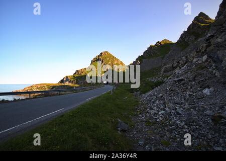 D'Andøya, îles Lofoten, Norvège Banque D'Images