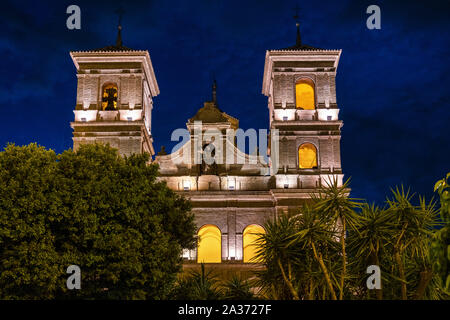 Iglesia de Santo Domingo, l'église de Santo Domingo, un dix-huitième siècle, l'église en Murcie, Espagne. Banque D'Images