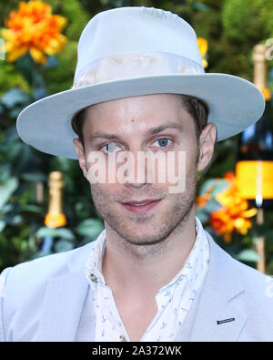 Pacific Palisades, United States. 05 Oct, 2019. PACIFIC PALISADES, LOS ANGELES, CALIFORNIE, USA - Le 05 octobre : Jonathan Keltz arrive à la 10e Conférence annuelle de Veuve Clicquot Polo Classic Los Angeles tenue à Will Rogers State Historic Park le 5 octobre 2019 à Pacific Palisades, Los Angeles, Californie, États-Unis. (Photo par Xavier Collin/Image Crédit : Agence de Presse) L'agence de presse Image/Alamy Live News Banque D'Images