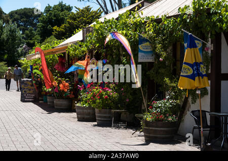 L'un des nombreux magasins d'art et d'artisanat de la vieille ville pionnière allemande de Hahndorf, dans les collines viticoles d'Adélaïde, à environ 25 km de la ville d'Adélaïde in Banque D'Images