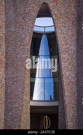 Fjordenhus, moderne Architektur an der Hafenfront à Vejle, Danemark, Europa Banque D'Images