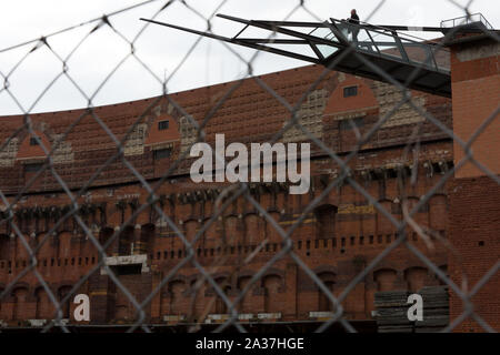 NÜRNBERG - Détail de NSDAP Hitler salle des congrès avec le balcon du centre de documentation pour le fascisme et de la terreur Banque D'Images