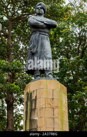 Mumbai, Maharashtra, Inde 12 août 2019 statue de Vivekananda près de porte de l'Inde Bombay Mumbai Maharashtra Inde Banque D'Images