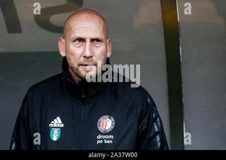 Paris, France. 06 Oct, 2019. SITTARD, Fortuna Sittard - Feyenoord, 06-10-2019, le football, l'Eredivisie néerlandaise, saison 2019-2020, Fortuna Sittard Stadium, Jaap Stam : Crédit Photos Pro/Alamy Live News Banque D'Images