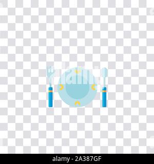 Signe et symbole icône alimentaire. icône de couleur des aliments pour la conception de site web et de développement application mobile. L'élément simple à partir de la collection voyage isolé sur dos noir Illustration de Vecteur