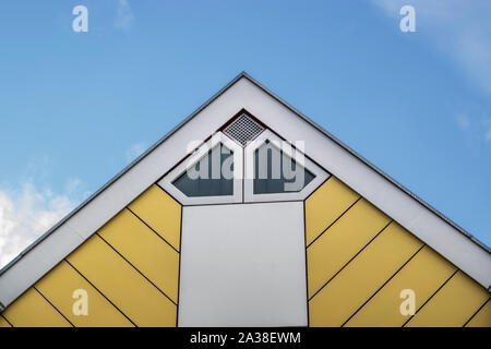 Rotterdam, Pays-Bas - 4 octobre 2019 : Kijk-Kubus. Les maisons cubiques. Banque D'Images