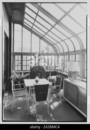 Russel Wright, résidence à 7, avenue du Parc, la ville de New York. Banque D'Images