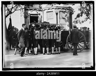 SCHLEY, Winfield Scott, LE CONTRE-AMIRAL, U.S.N. Funérailles, ST. JOHN'S CHURCH. Coffret Banque D'Images