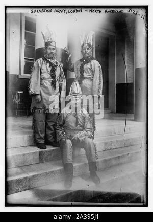 Armée du salut, Londres -- les Américains du Nord Banque D'Images