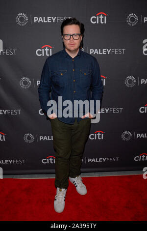 NEW YORK, NY - 05 OCTOBRE : l'Acteur Josh McDermitt assiste à 'The Walking Dead' - New York PaleyFest 2019 au Paley Center for Media, 05 Octobre 2019 Banque D'Images