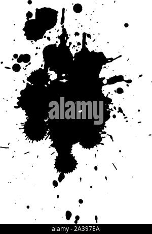 Gouttes noir. Voir plus boueux et grunge images dans mon portfolio. Illustration de Vecteur