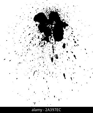 Gouttes noir. Voir plus boueux et grunge images dans mon portfolio. Illustration de Vecteur