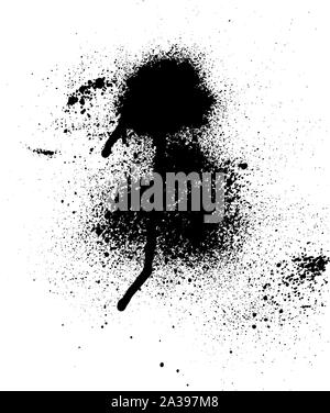 Gouttes noir. Voir plus boueux et grunge images dans mon portfolio. Illustration de Vecteur