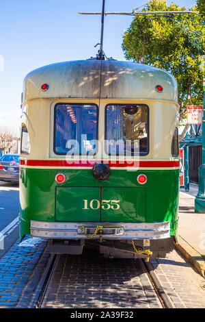 Tramway de San Francisco Banque D'Images