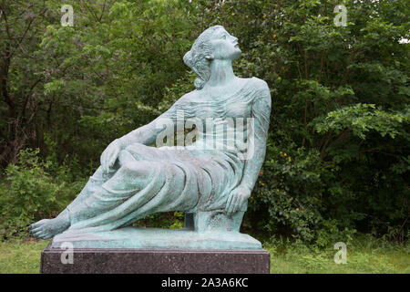 La sculpture à l'Umlauf Sculpture Garden and Museum à Austin, Texas Banque D'Images