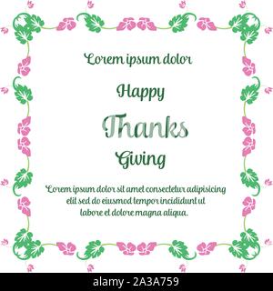 De grâce, avec bandeau rose mignon fleur cadre. Vector Illustration de Vecteur