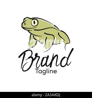 Logo Grenouille moderne. Vector illustration. Illustration de Vecteur