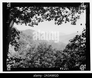 Sequoia National Park, septembre 1957. Moro Rock vu de la colonie Mill Banque D'Images
