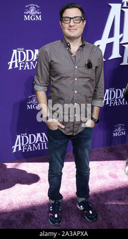 Century City, United States. 06 Oct, 2019. CENTURY CITY, LOS ANGELES, CALIFORNIE, USA - 06 OCTOBRE : Matt Lieberman arrive à la première mondiale de MGM's "La famille Addams" tenue à l'AMC Westfield Century City le 6 octobre 2019 dans la région de Century City, Los Angeles, Californie, États-Unis. (Photo par Xavier Collin/Image Crédit : Agence de Presse) L'agence de presse Image/Alamy Live News Banque D'Images