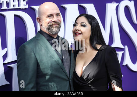 CENTURY CITY, LOS ANGELES, CALIFORNIE, USA - 06 OCTOBRE : Directeur Conrad Vernon arrive à la première mondiale de MGM's "La famille Addams" tenue à l'AMC Westfield Century City le 6 octobre 2019 dans la région de Century City, Los Angeles, Californie, États-Unis. (Photo par Xavier Collin/Image Press Office) Banque D'Images