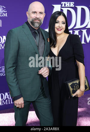 CENTURY CITY, LOS ANGELES, CALIFORNIE, USA - 06 OCTOBRE : Directeur Conrad Vernon arrive à la première mondiale de MGM's "La famille Addams" tenue à l'AMC Westfield Century City le 6 octobre 2019 dans la région de Century City, Los Angeles, Californie, États-Unis. (Photo par Xavier Collin/Image Press Office) Banque D'Images