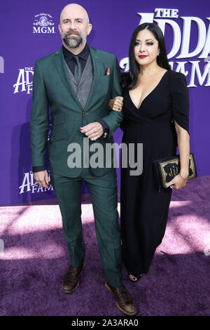 CENTURY CITY, LOS ANGELES, CALIFORNIE, USA - 06 OCTOBRE : Directeur Conrad Vernon arrive à la première mondiale de MGM's "La famille Addams" tenue à l'AMC Westfield Century City le 6 octobre 2019 dans la région de Century City, Los Angeles, Californie, États-Unis. (Photo par Xavier Collin/Image Press Office) Banque D'Images