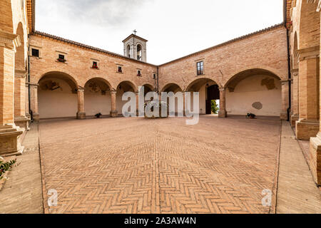 Sant'Ubaldo couvent à Gubbio Banque D'Images