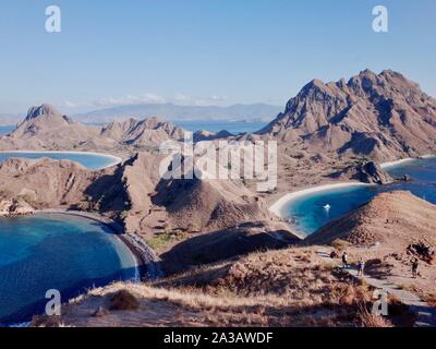 Padar Island île de Komodo National Park Banque D'Images